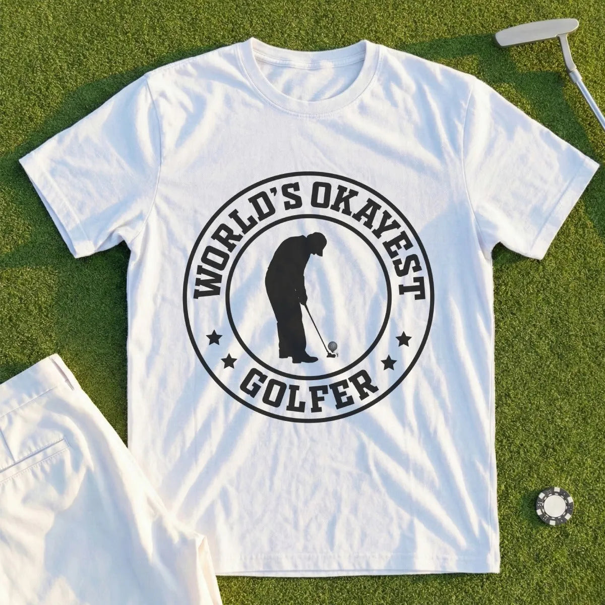 Worlds Okayest Golfer Tee