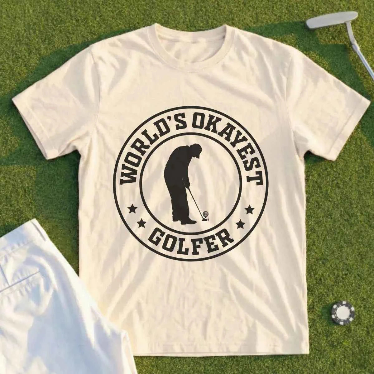 World's Okayest Golfer Tee
