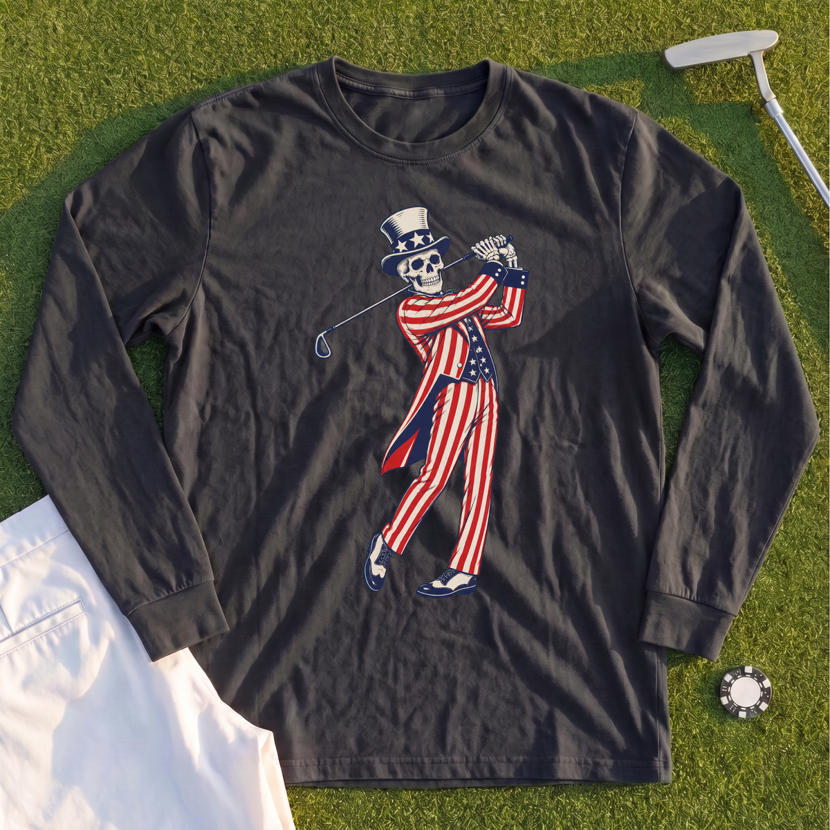 Yankee Doodle Swing Long Sleeve Tee