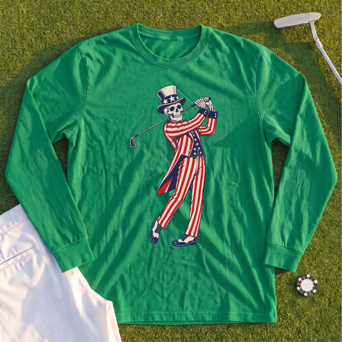 Yankee Doodle Swing Long Sleeve Tee