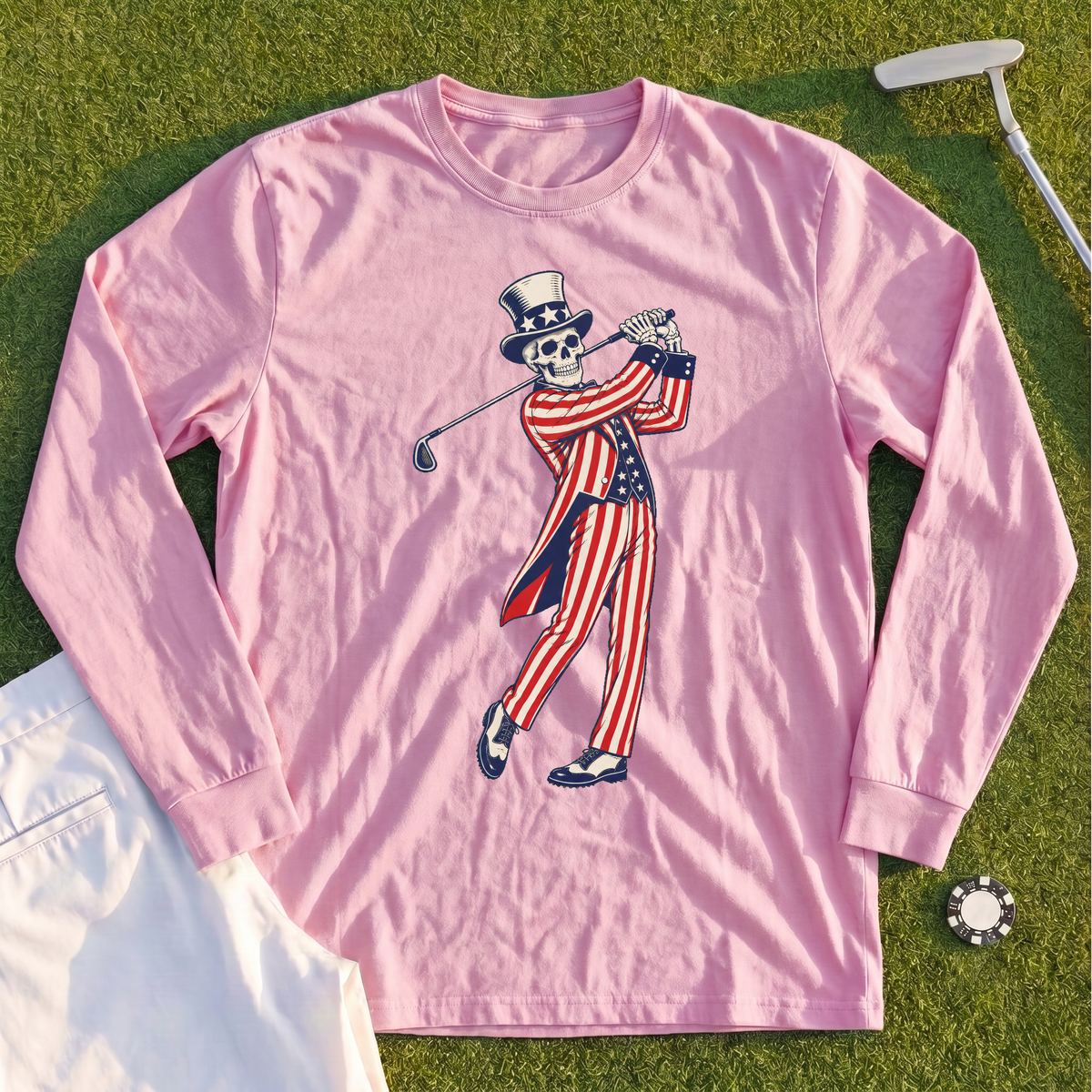 Yankee Doodle Swing Long Sleeve Tee