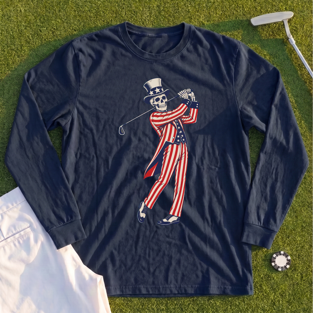 Yankee Doodle Swing Long Sleeve Tee