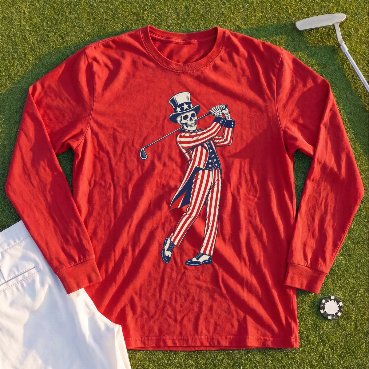 Yankee Doodle Swing Long Sleeve Tee