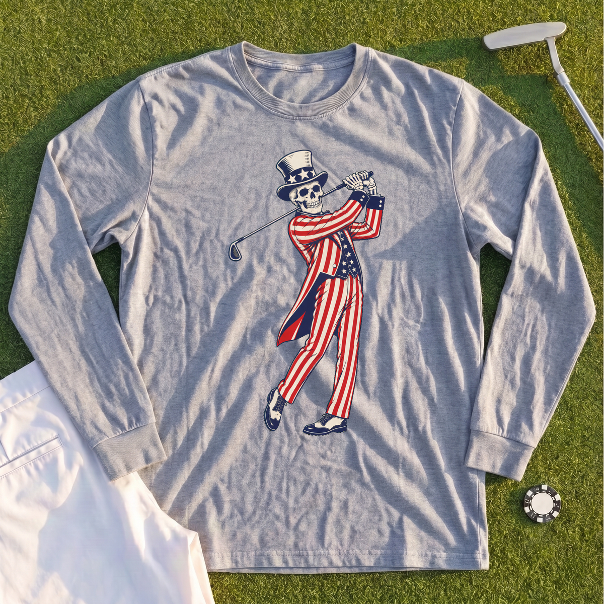 Yankee Doodle Swing Long Sleeve Tee