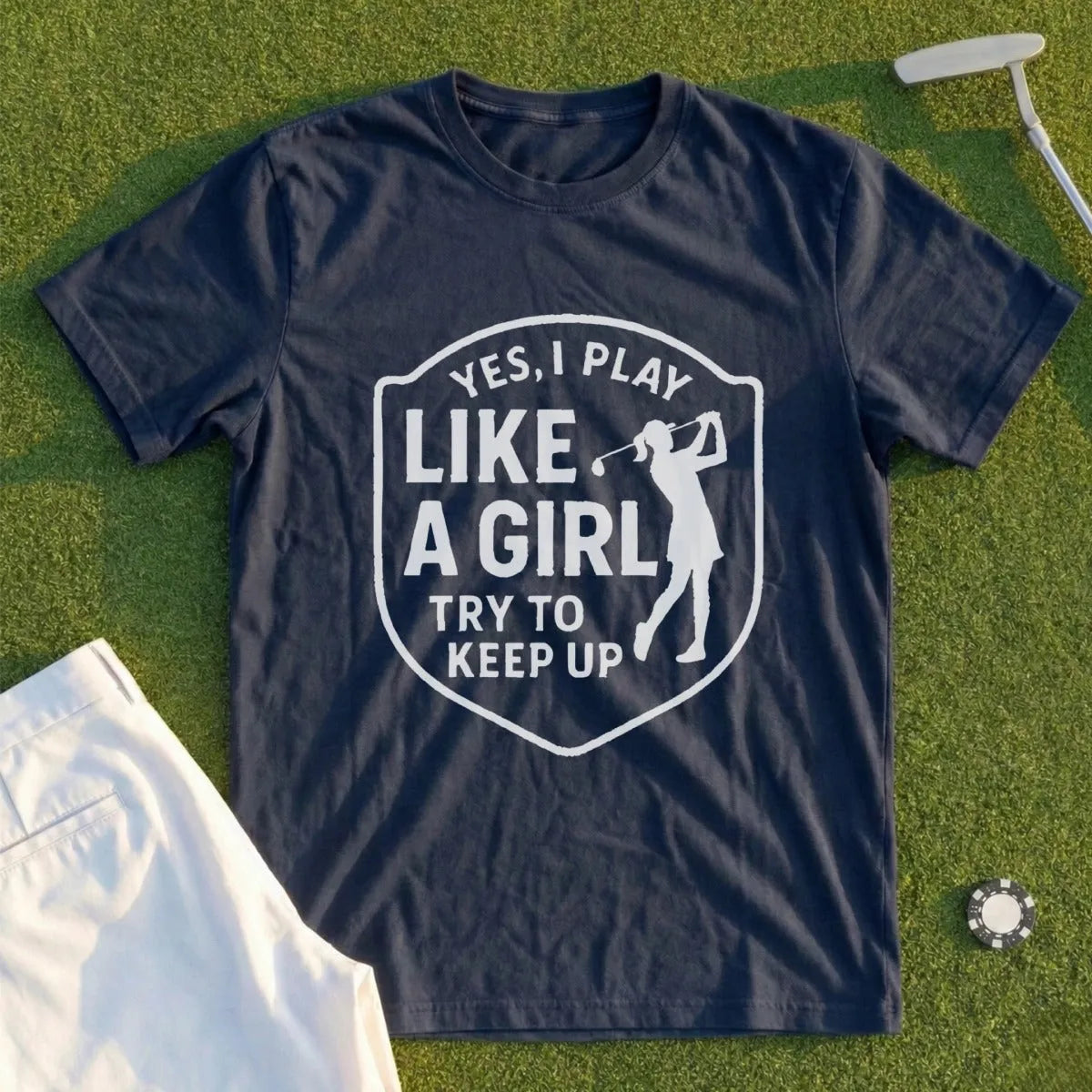 Yes I PLay Like A Girl Tee