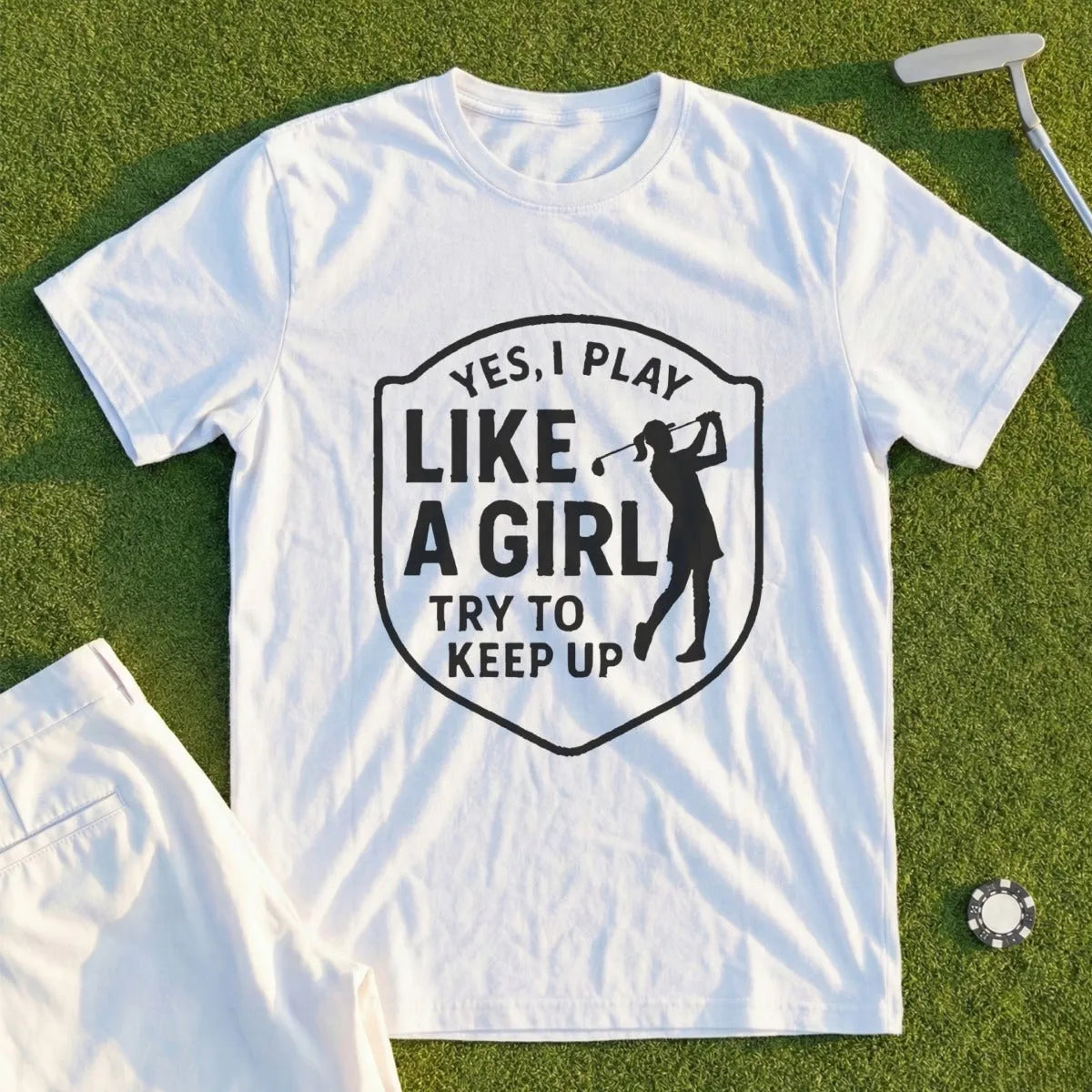 Yes I PLay Like A Girl Tee