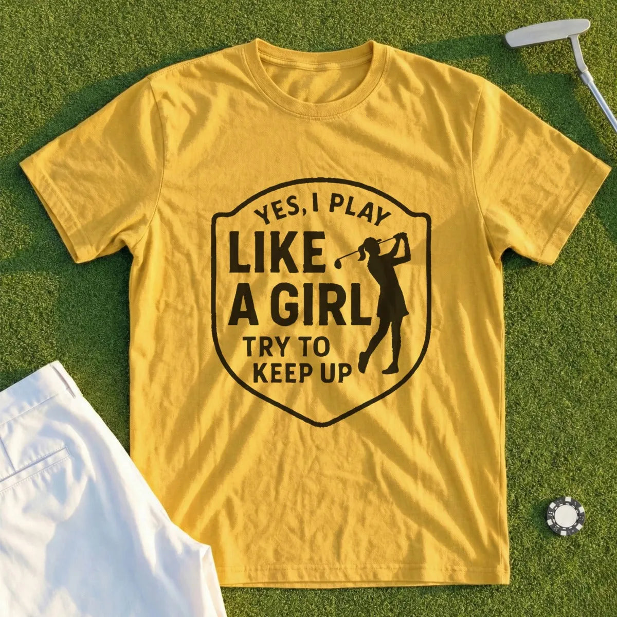 Yes I PLay Like A Girl Tee