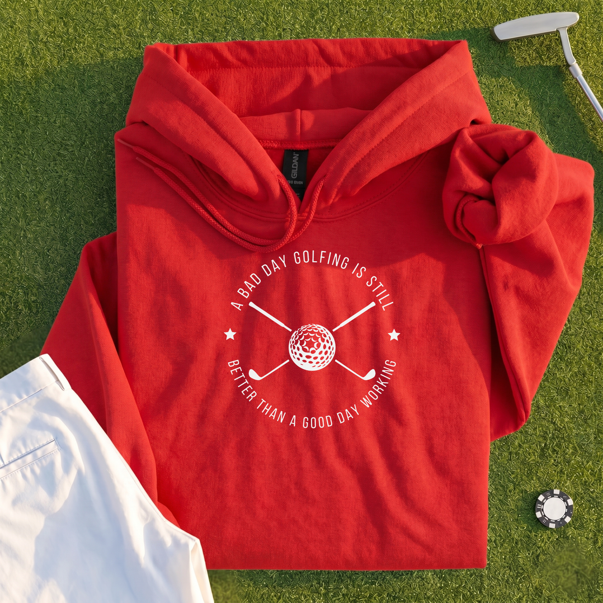 A Bad Day Golfing Hoodie