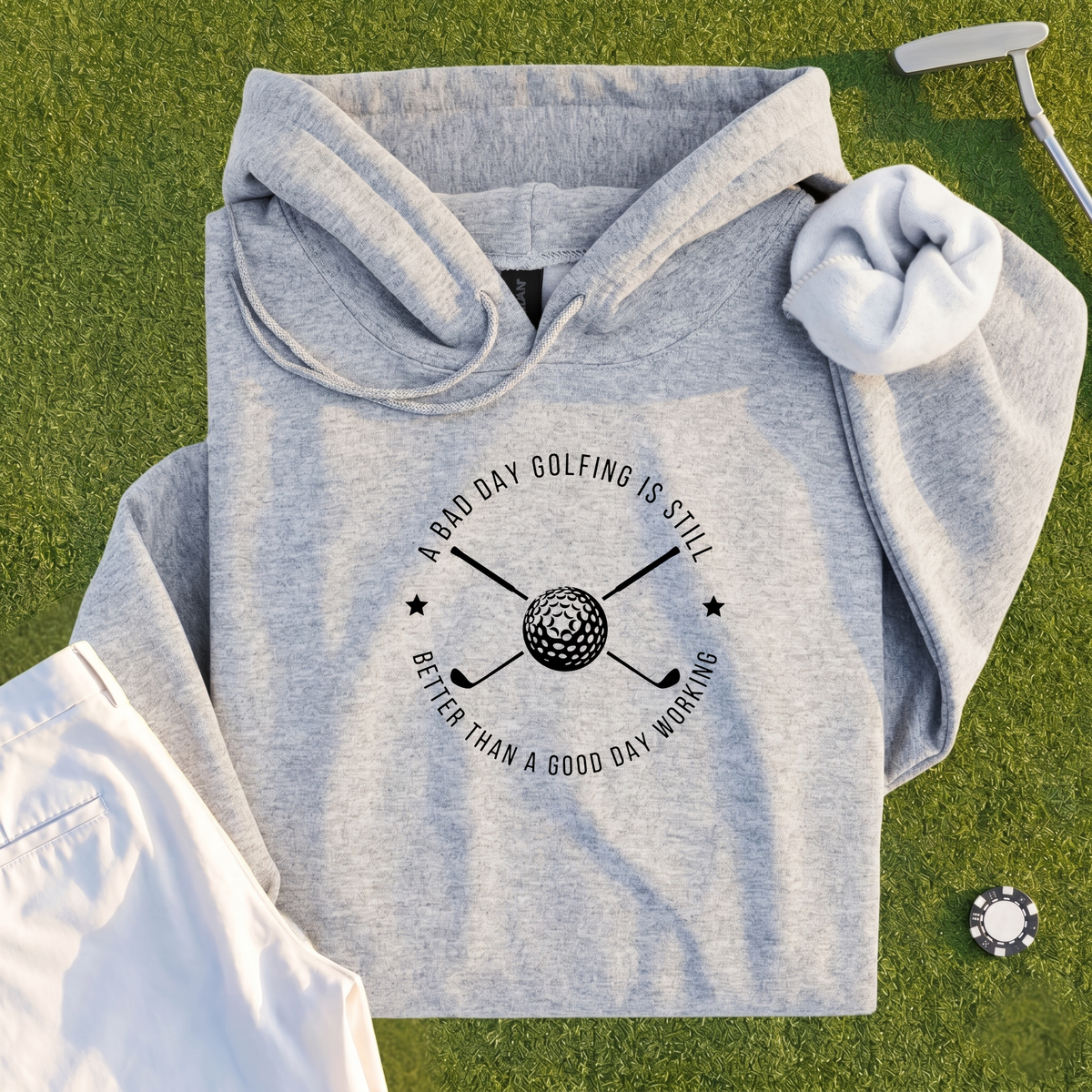 A Bad Day Golfing Hoodie
