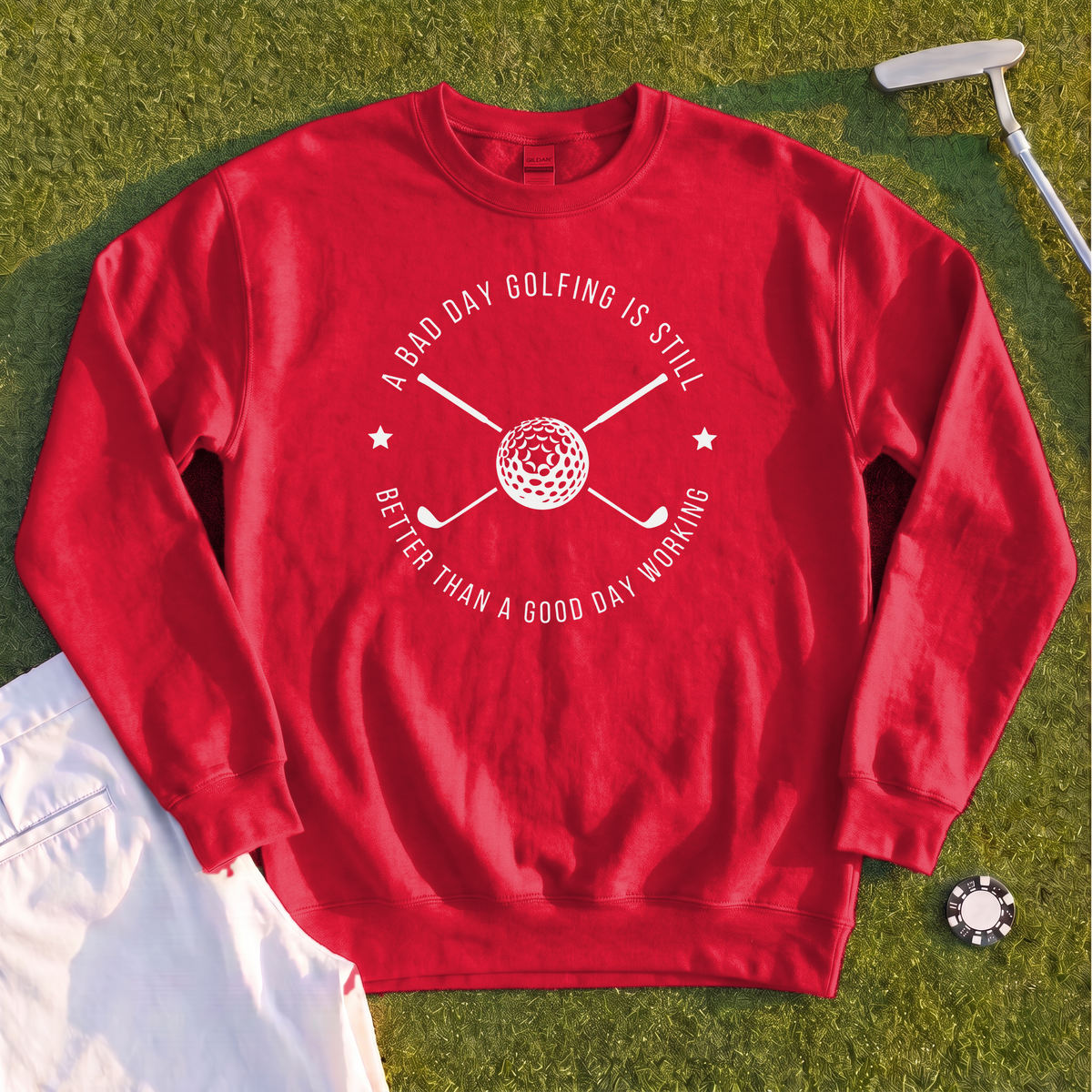 A Bad Day Golfing Sweatshirt