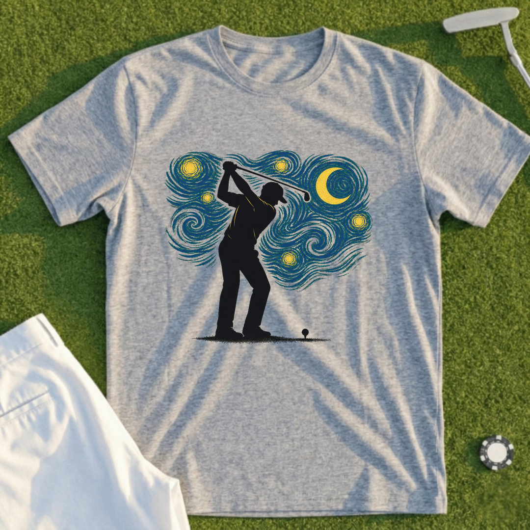 A Starry Night On The Back Nine Tee