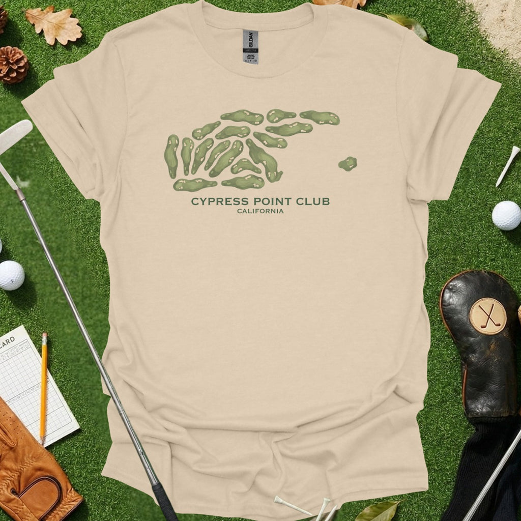 Cypress Point Club Course Map Tee
