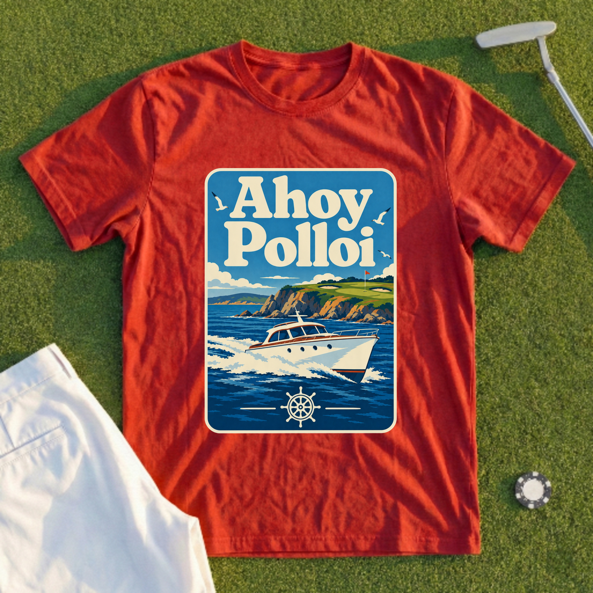 Ahoy Polloi Travel Poster Tee