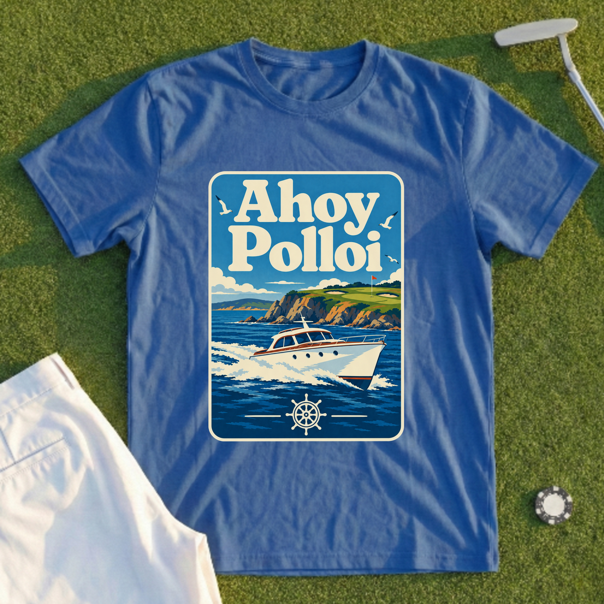 Ahoy Polloi Travel Poster Tee