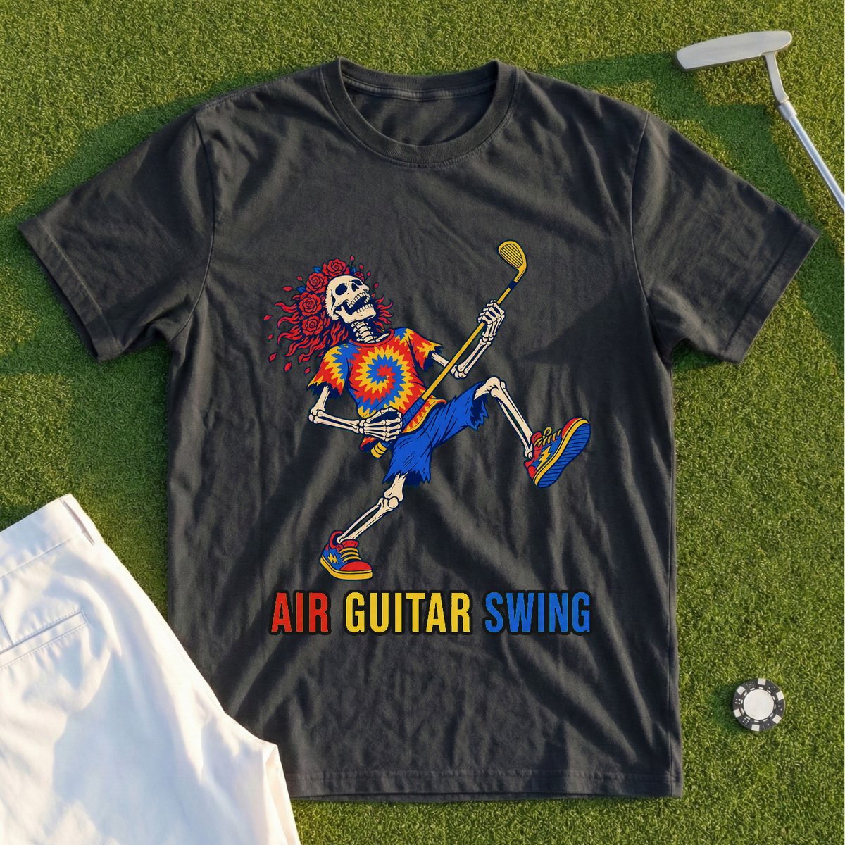 Air Guitar Swing Tee
