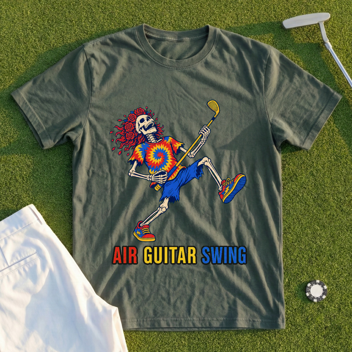 Air Guitar Swing Tee