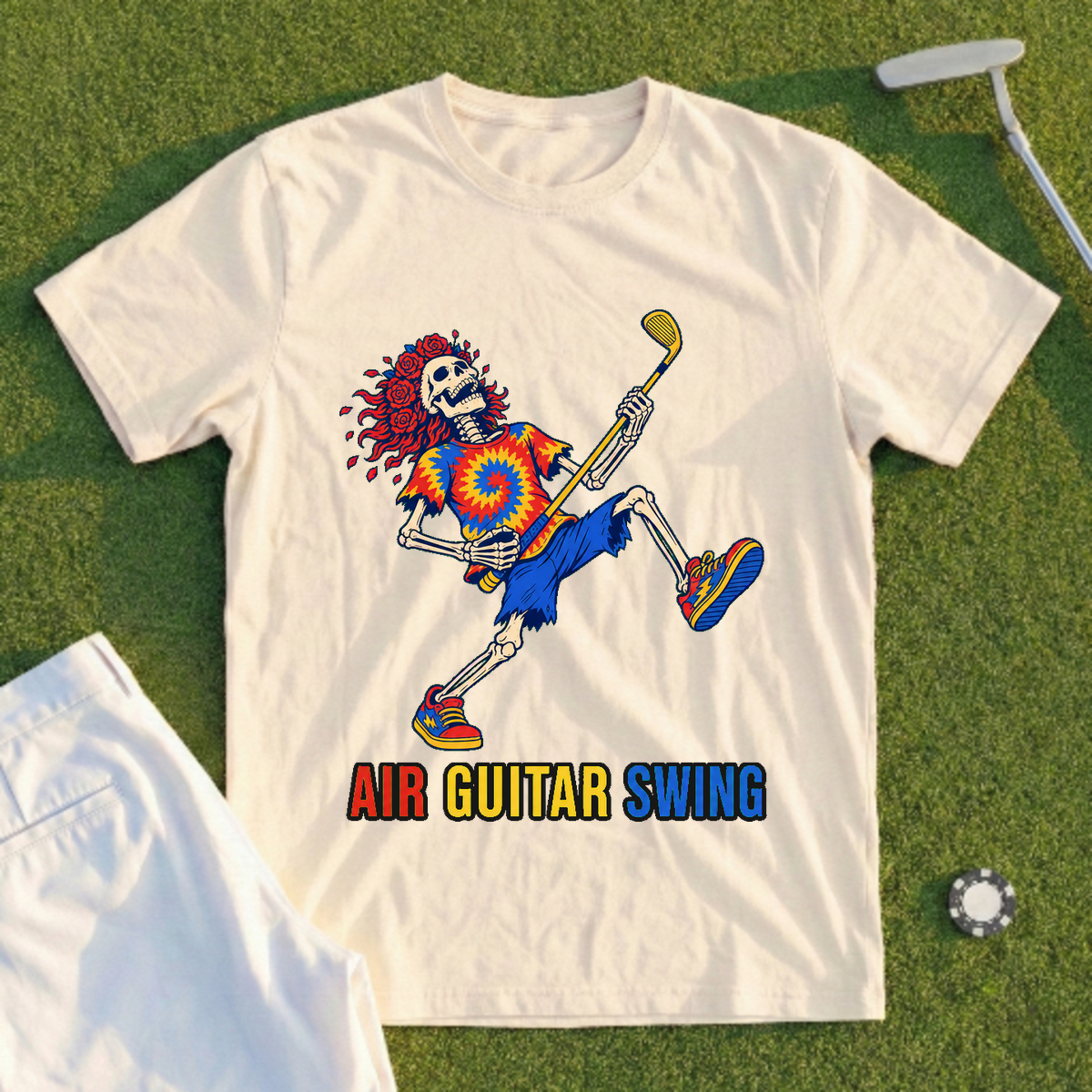 Air Guitar Swing Tee