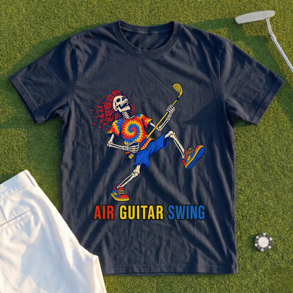 Air Guitar Swing Tee