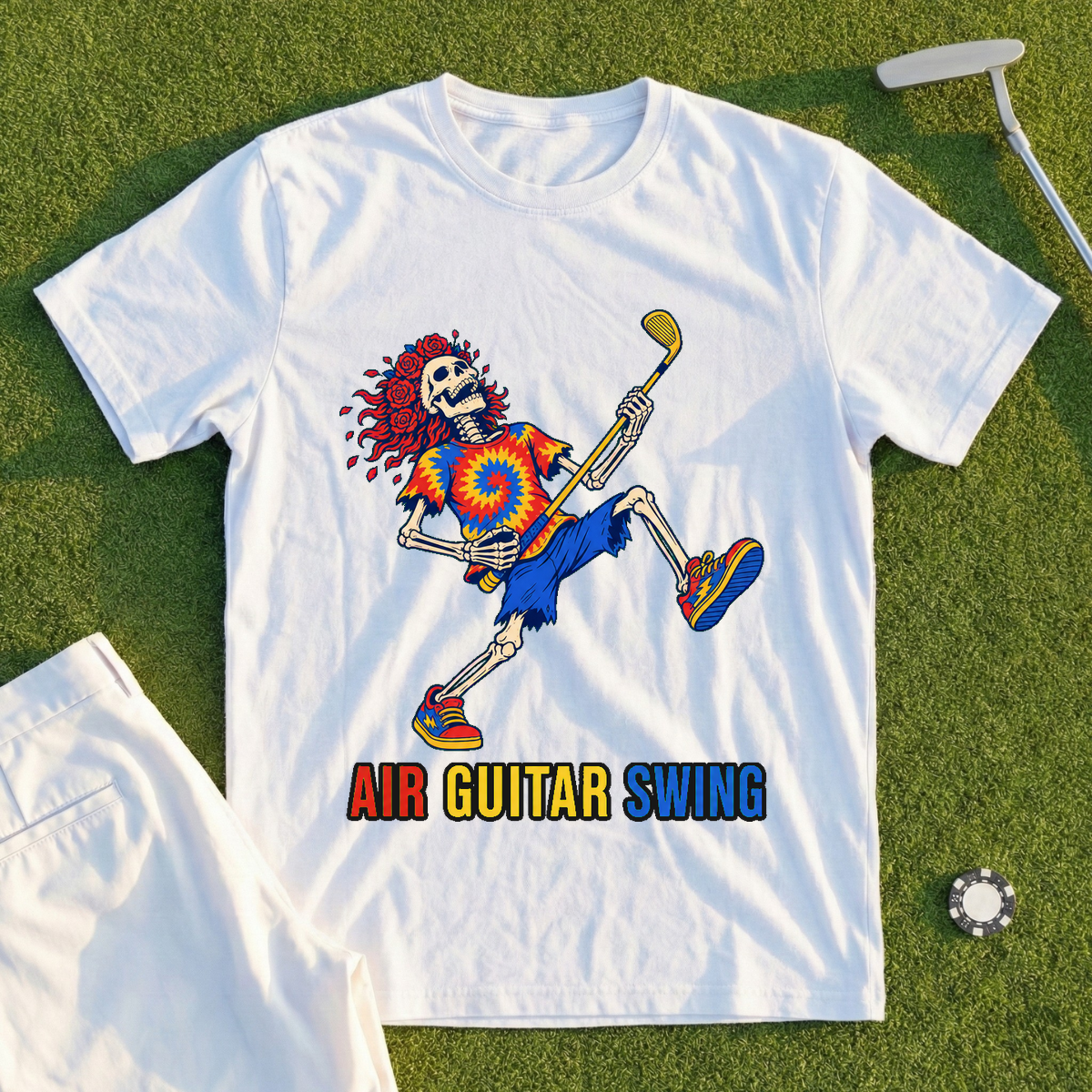 Air Guitar Swing Tee