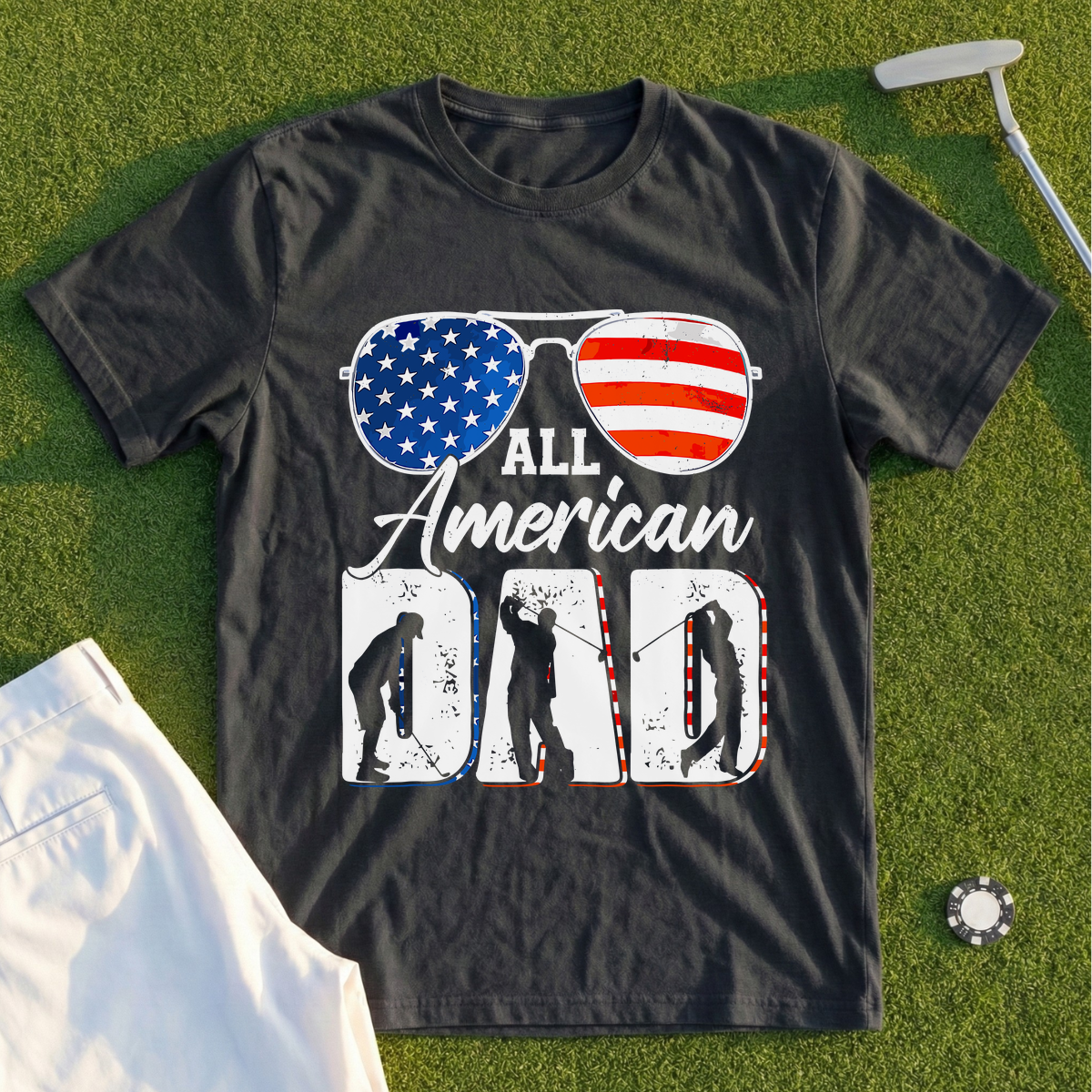 All American Golf Dad Tee