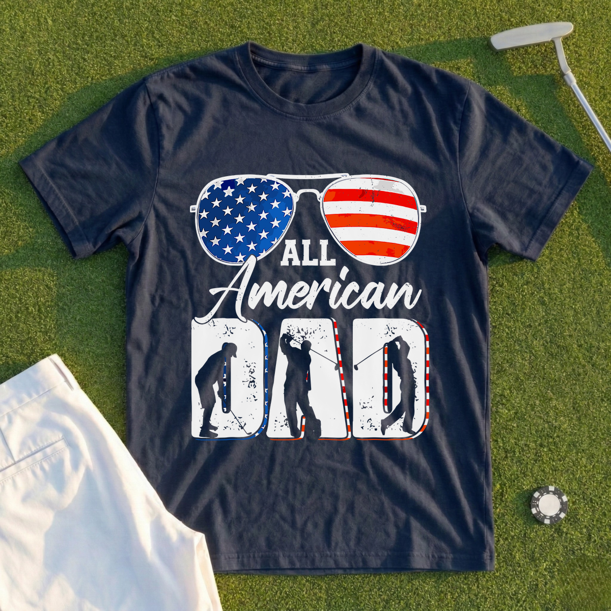 All American Golf Dad Tee