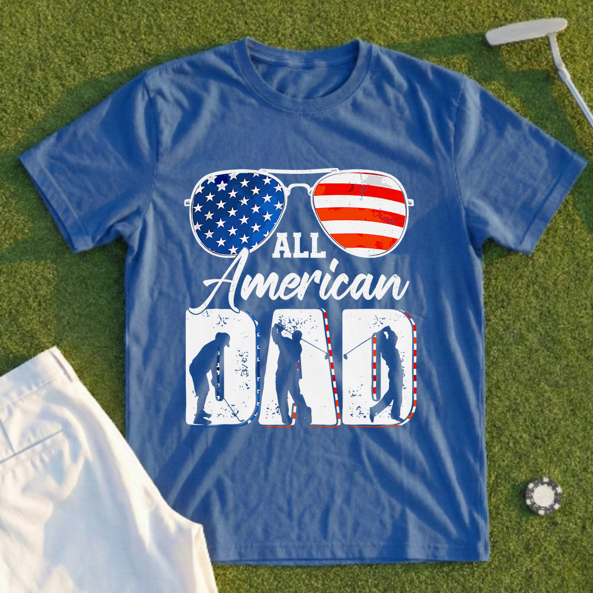 All American Golf Dad Tee