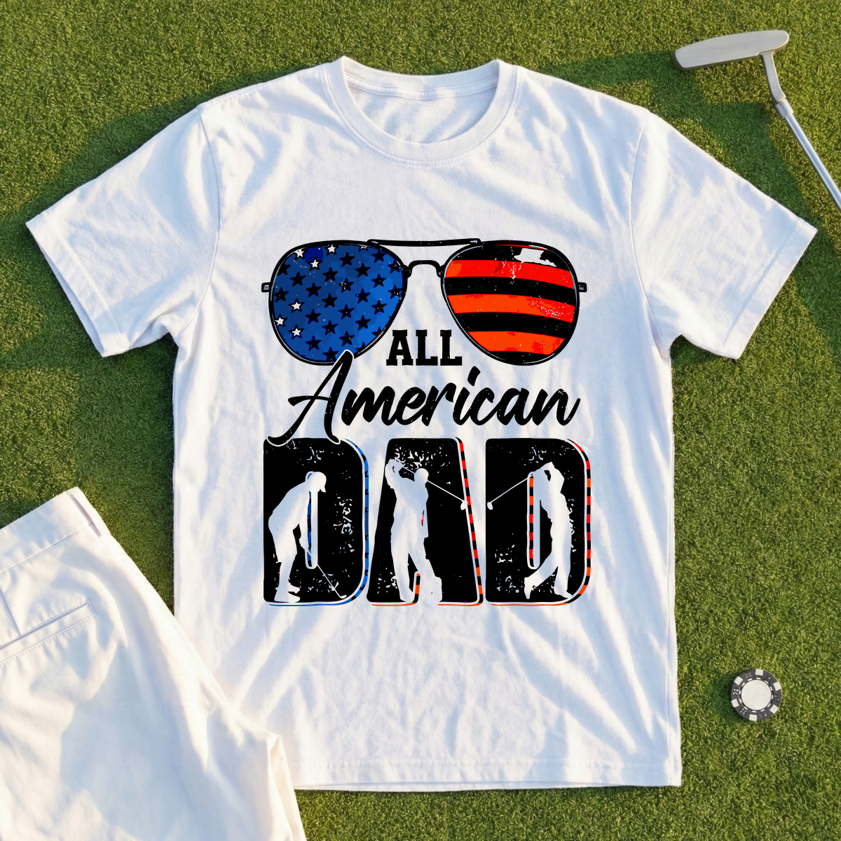 All American Golf Dad Tee