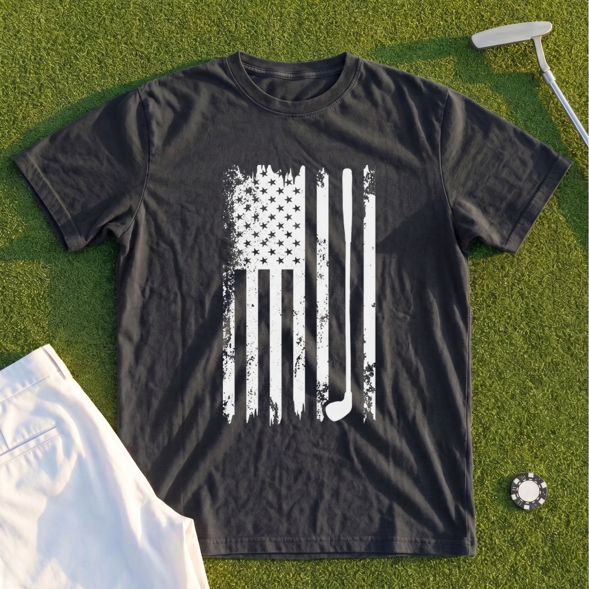 American Flag Club Premium Tee