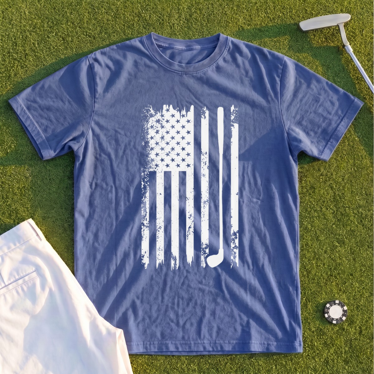 American Flag Club Premium Tee