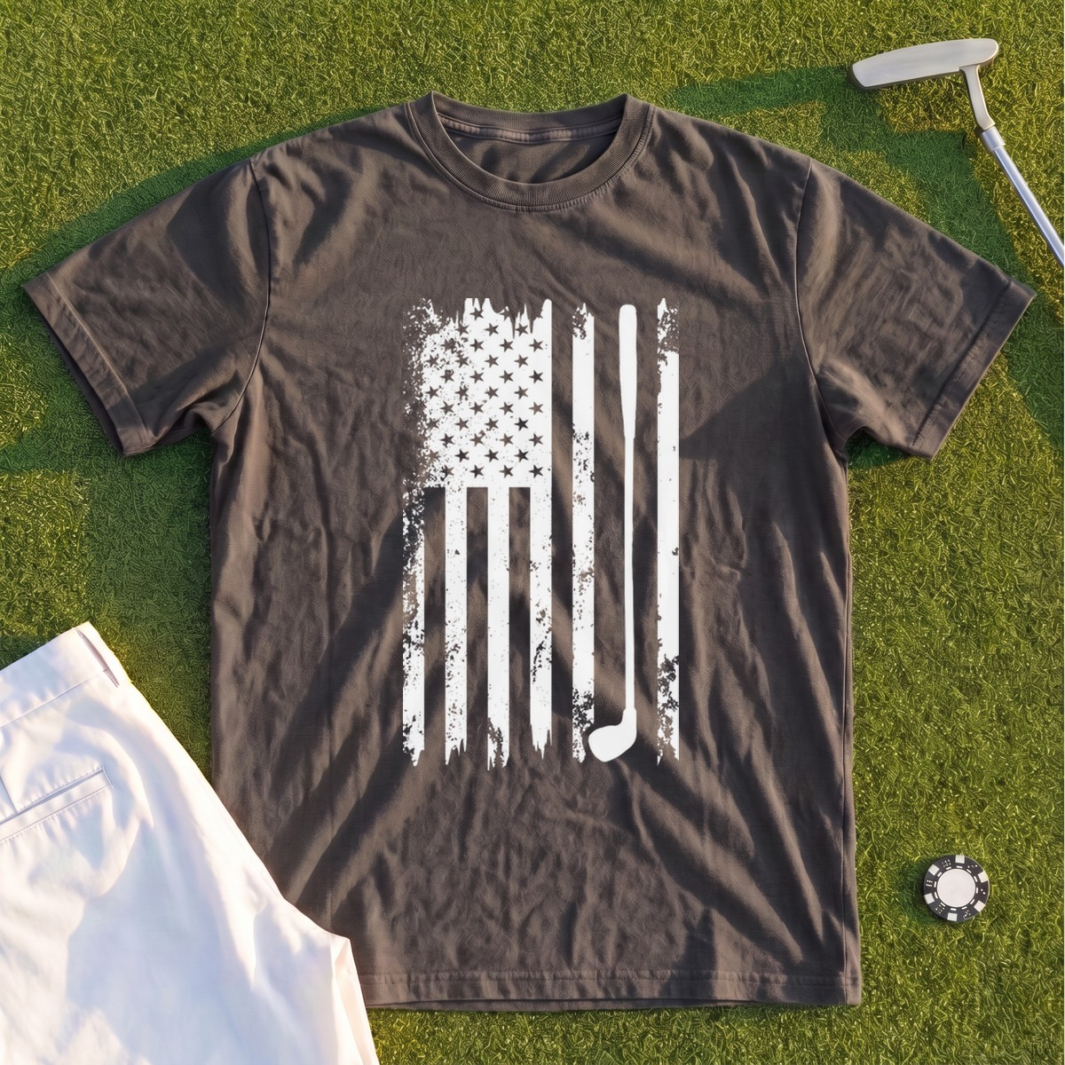 American Flag Club Premium Tee