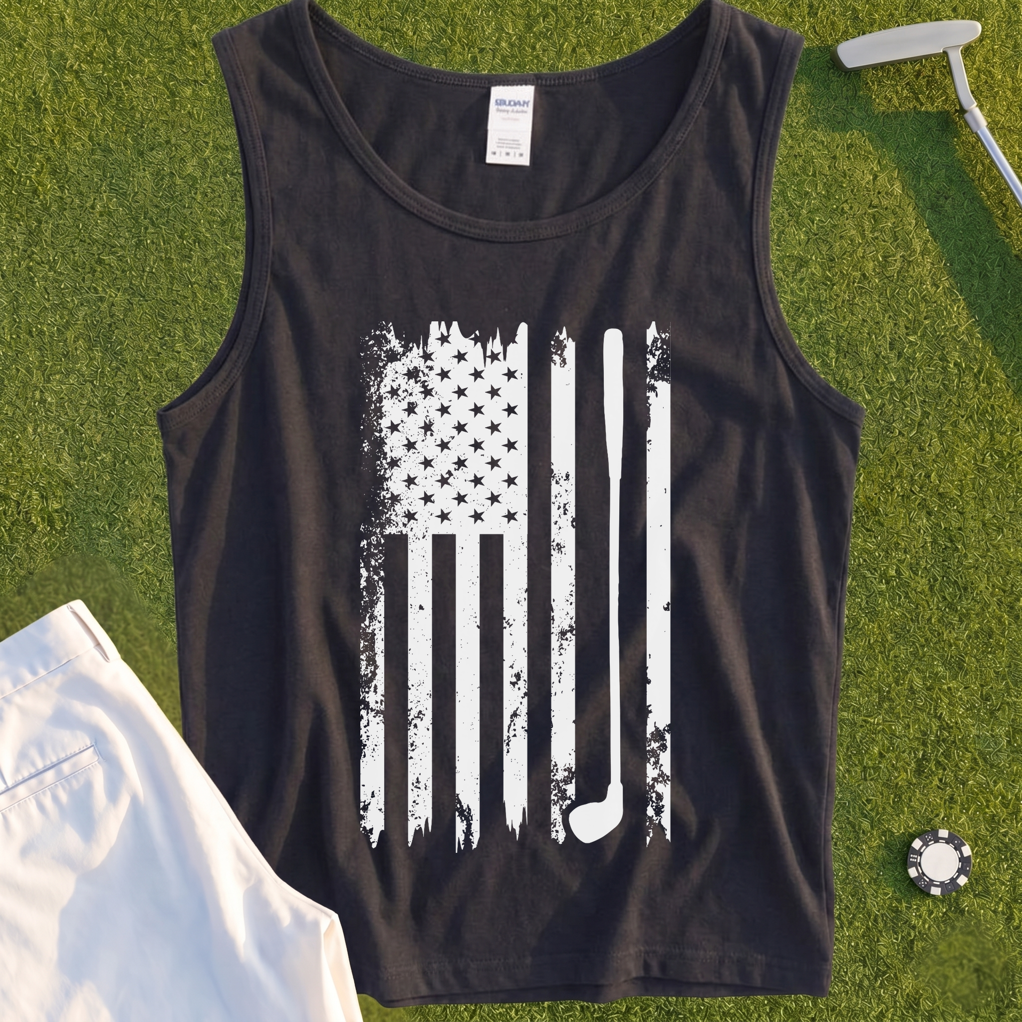 American Flag Club Tank