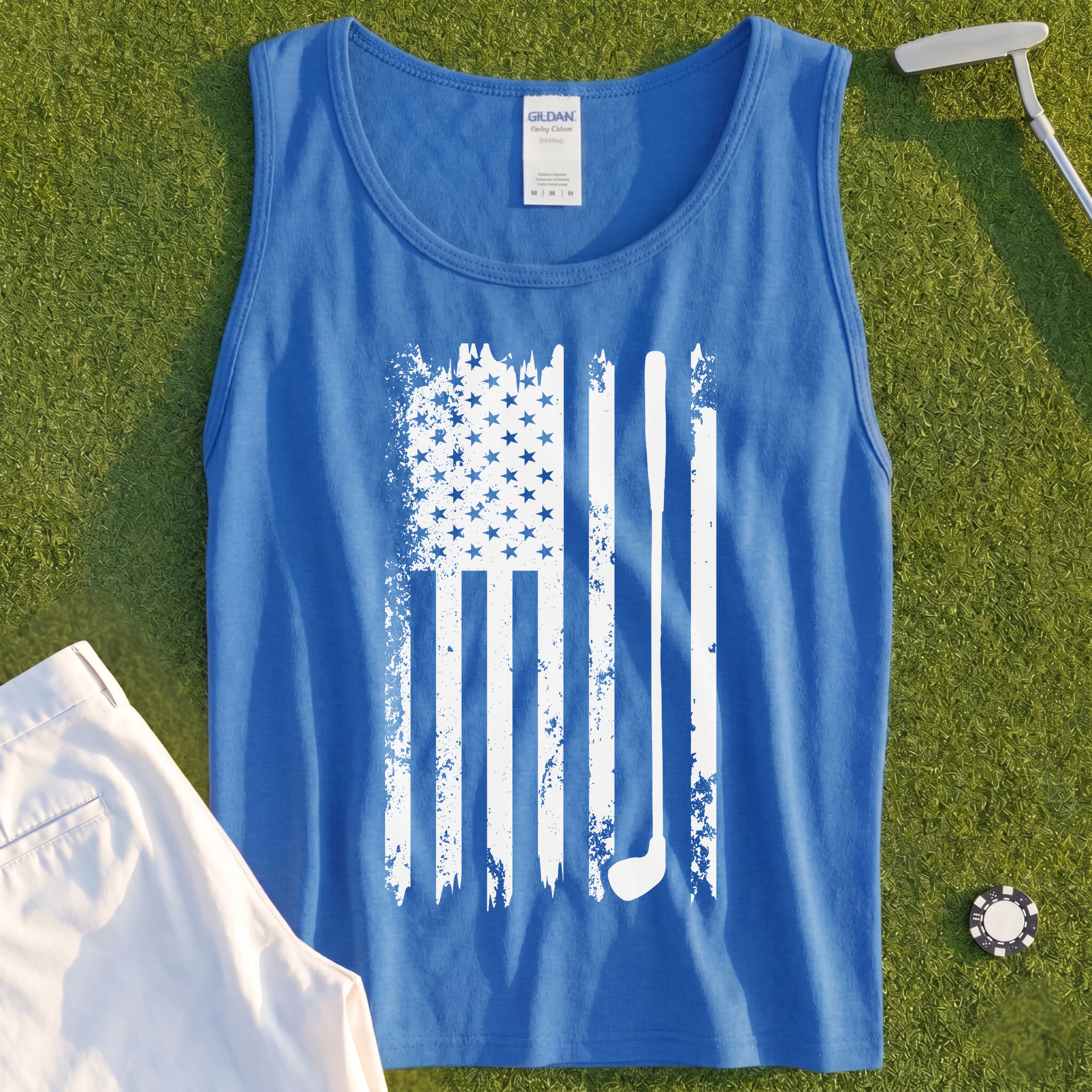 American Flag Club Tank