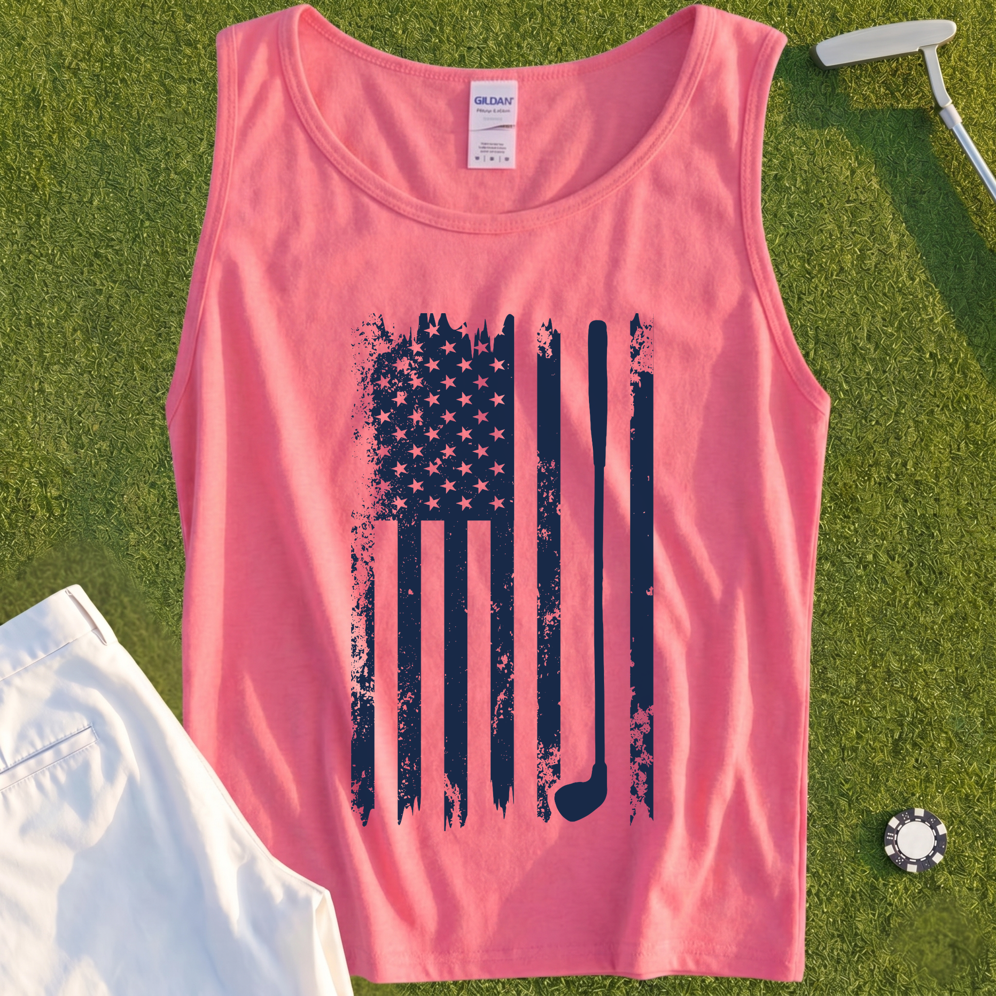 American Flag Club Tank