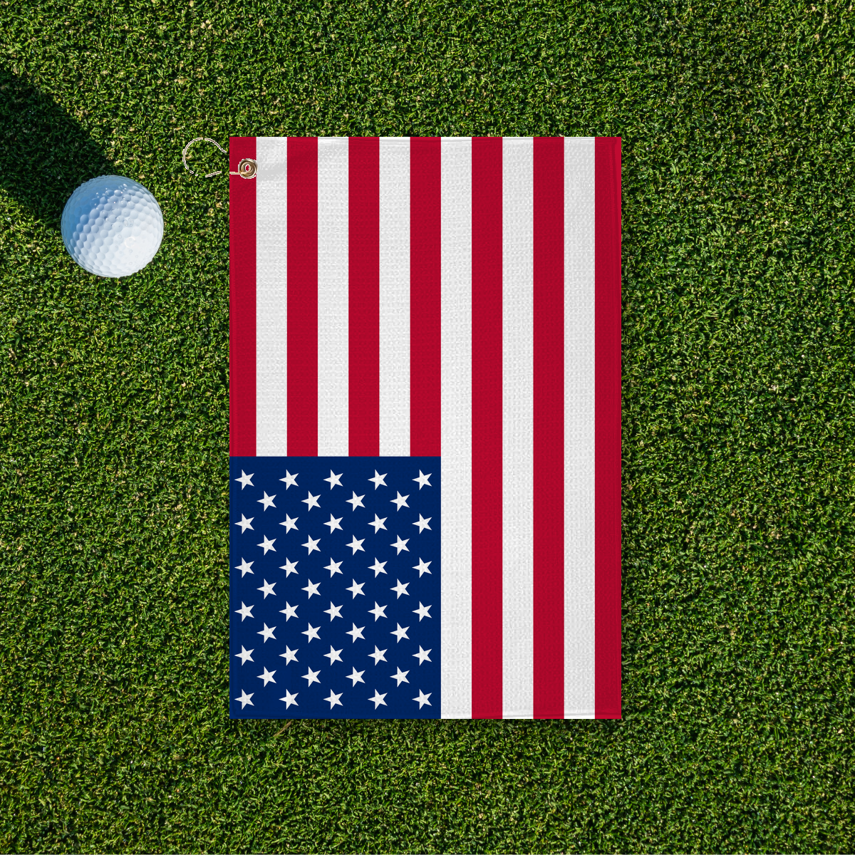 American Flag Golf Towel