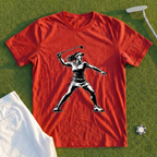 Angry Female Golfer Drip Tee