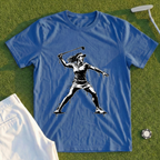 Angry Female Golfer Drip Tee