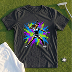 Angry Female Golfer Graffiti Tee