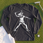 Angry Female Golfer Long Sleeve Tee