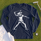 Angry Female Golfer Long Sleeve Tee