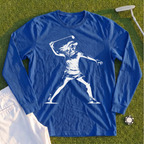 Angry Female Golfer Long Sleeve Tee