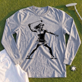 Angry Female Golfer Long Sleeve Tee