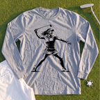 Angry Female Golfer Long Sleeve Tee