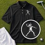 Angry Female Golfer Performance Polo