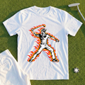 Angry Golfer Flames Tee