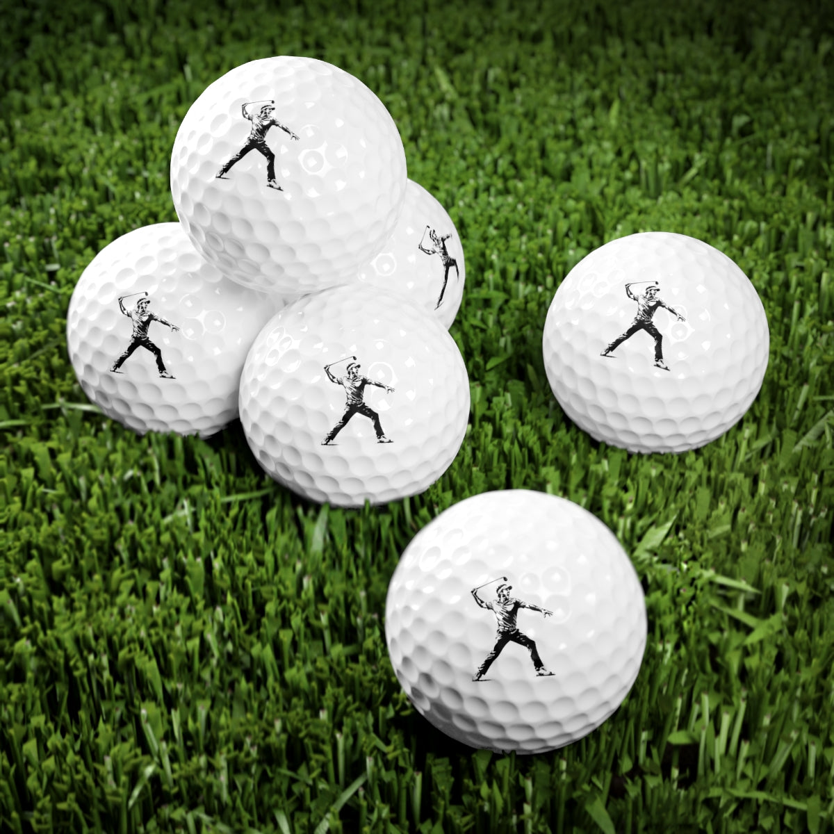 Angry Golfer Golf Balls