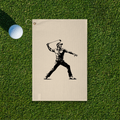 Angry Golfer Golf Towel