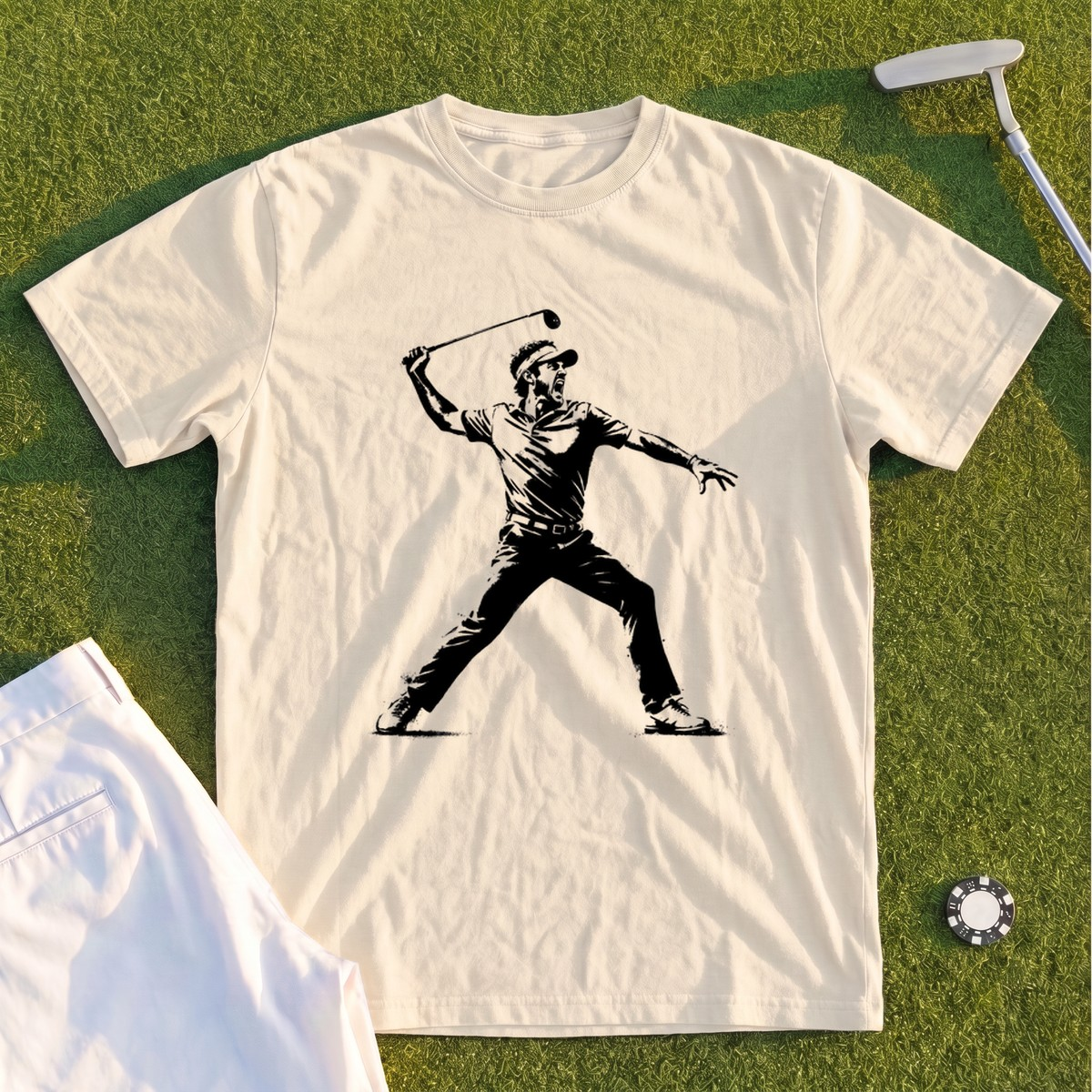 Angry Golfer Premium Tee