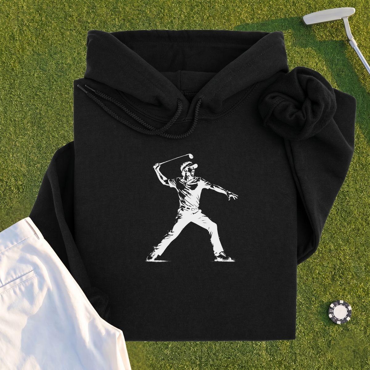 Angry Golfer Hoodie