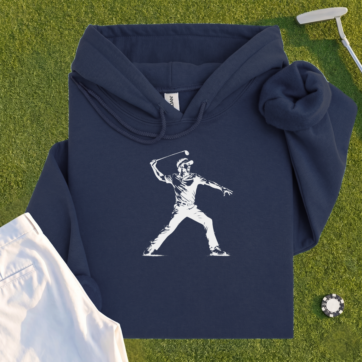 Angry Golfer Hoodie