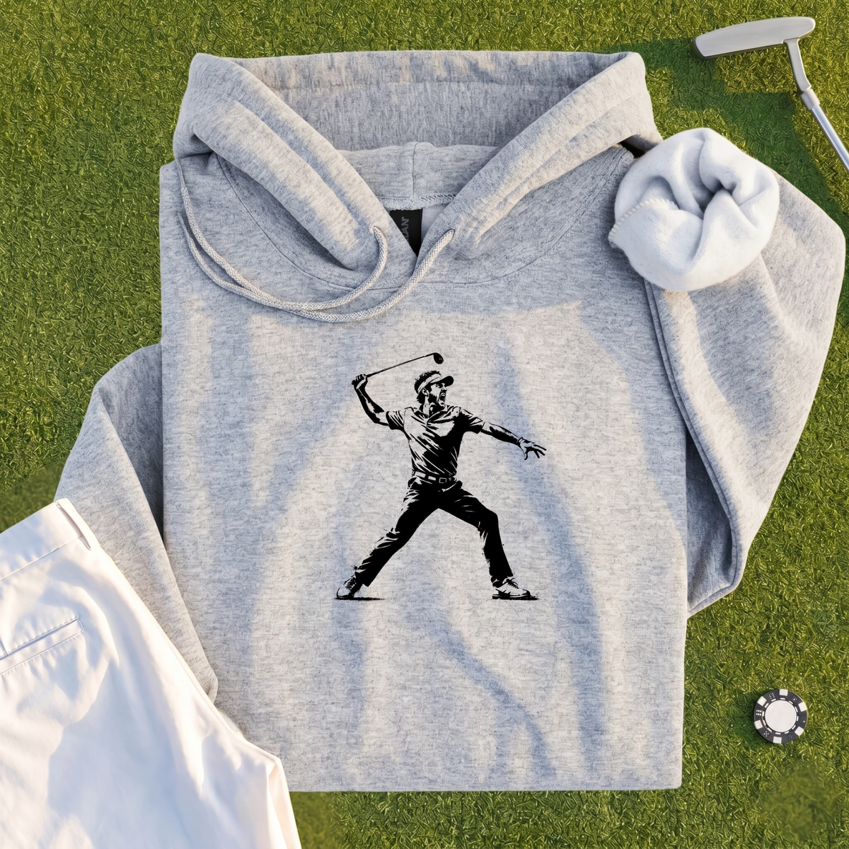 Angry Golfer Hoodie